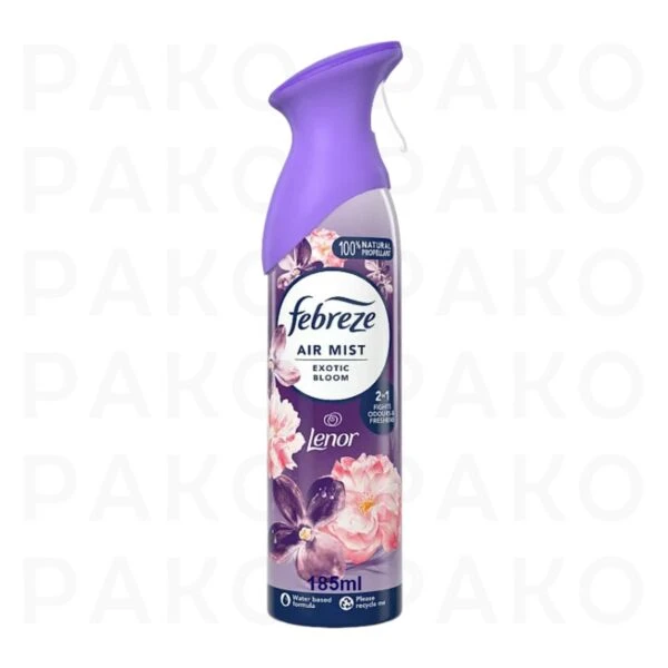 اسپری خوشبوکننده هوا فبرز مدل exotic bloom حجم 185 میلی لیتر febreze