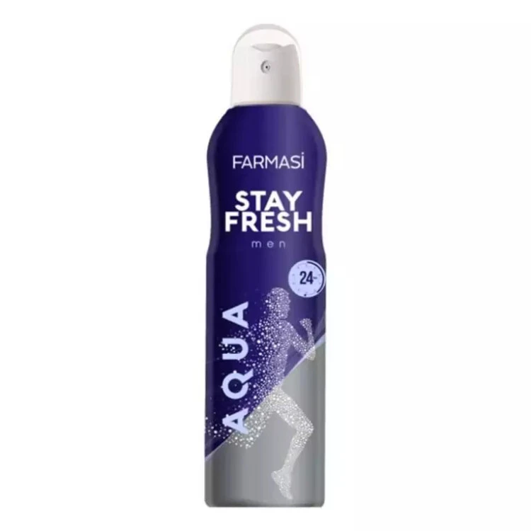 اسپری دئودورانت stay fresh مردانه فارماسی آکوا