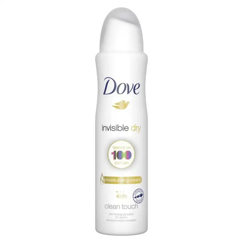 اسپری دئودورانت داو Dove زنانه مدل Invisible dry حجم 250 میل اصل و اورجینال