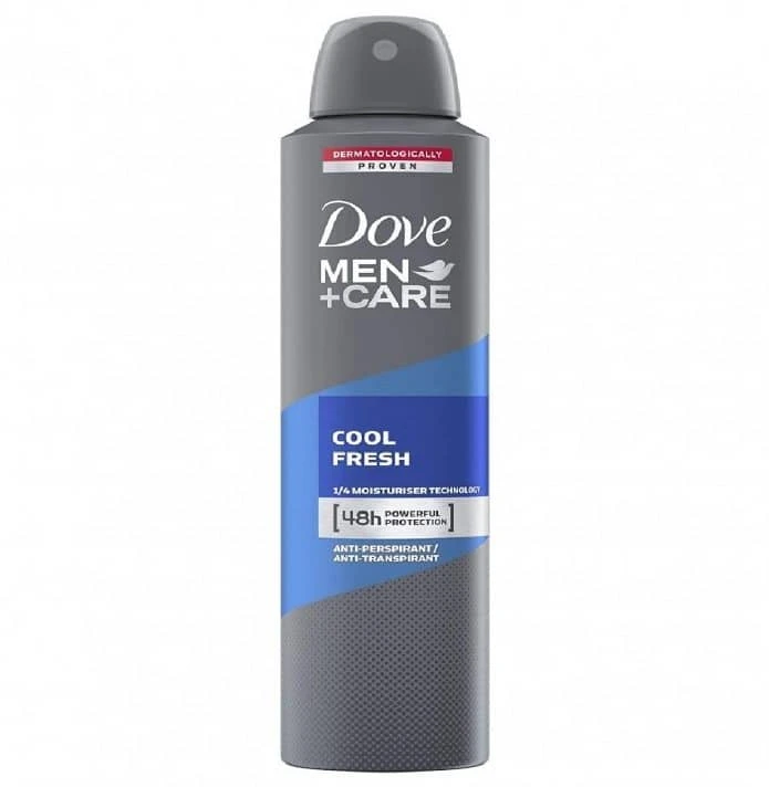 اسپری دئودورانت داو Dove مردانه مدل Cool Fresh حجم 250 میل اصل و اورجینال