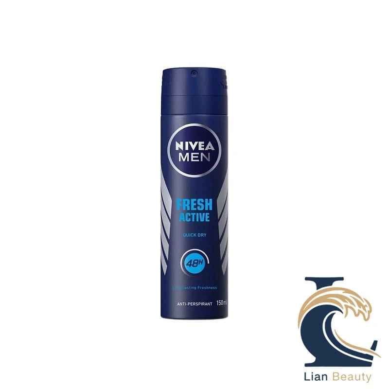 اسپری دئودورانت مردانه نیوآ مدل Fresh Active حجم ۱۵۰ میل