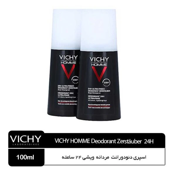 اسپری دئودورانت مردانه ویشی 24 ساعته