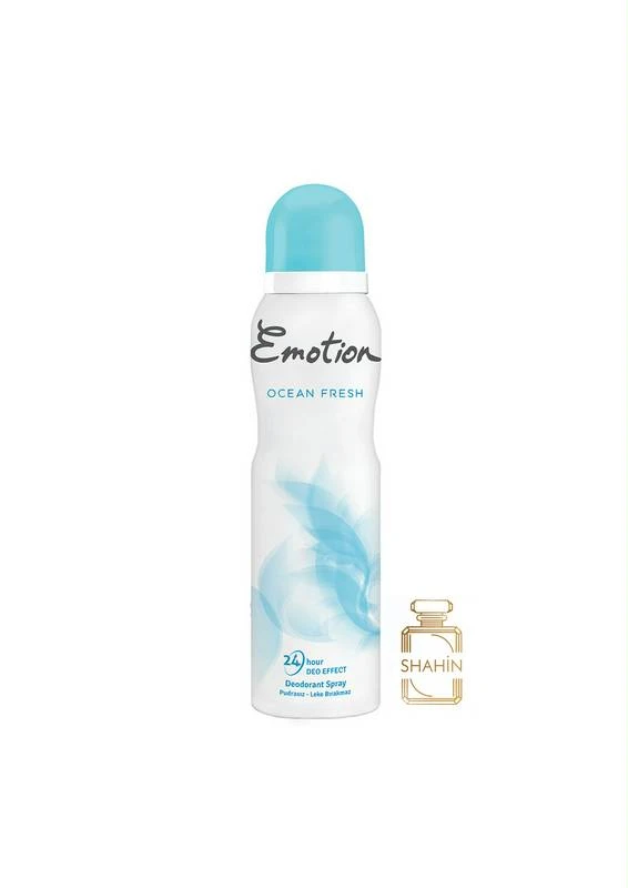 اسپری دئورانت زنانه اوکیان فیرش اموشن اصل Emotion Ocean Fresh Deorant Spray 150ML