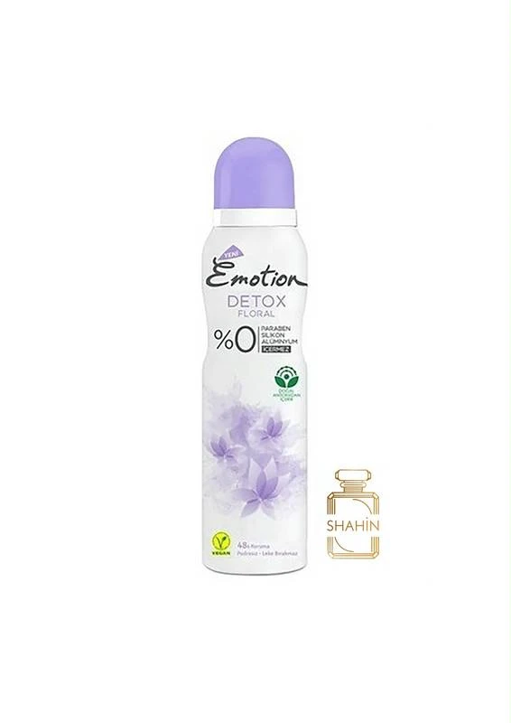 اسپری دئورانت زنانه دتوکس فلورال اموشن ۱۵۰میل Emotion Detox Floral Deorant Spray
