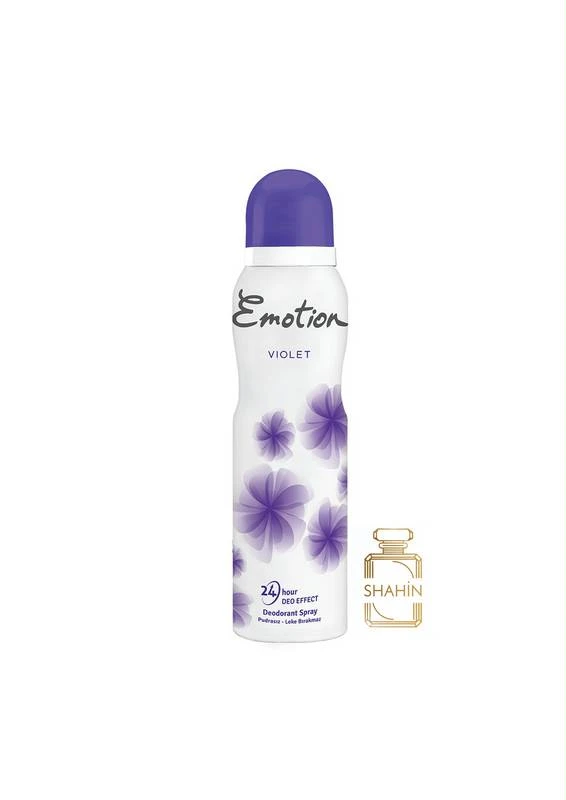 اسپری دئورانت زنانه ویولت اموشن اصل Emotion Violet Deorant Spray 150ML
