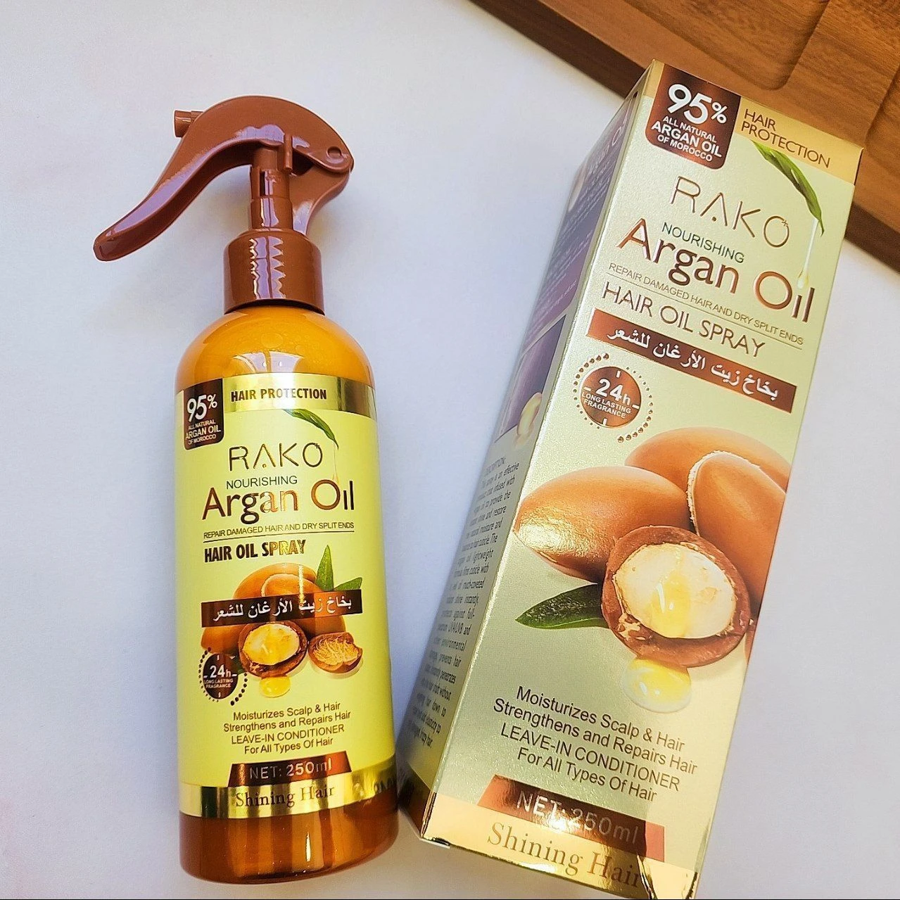 اسپری دو فاز مدل روغن آرگان Argan oil