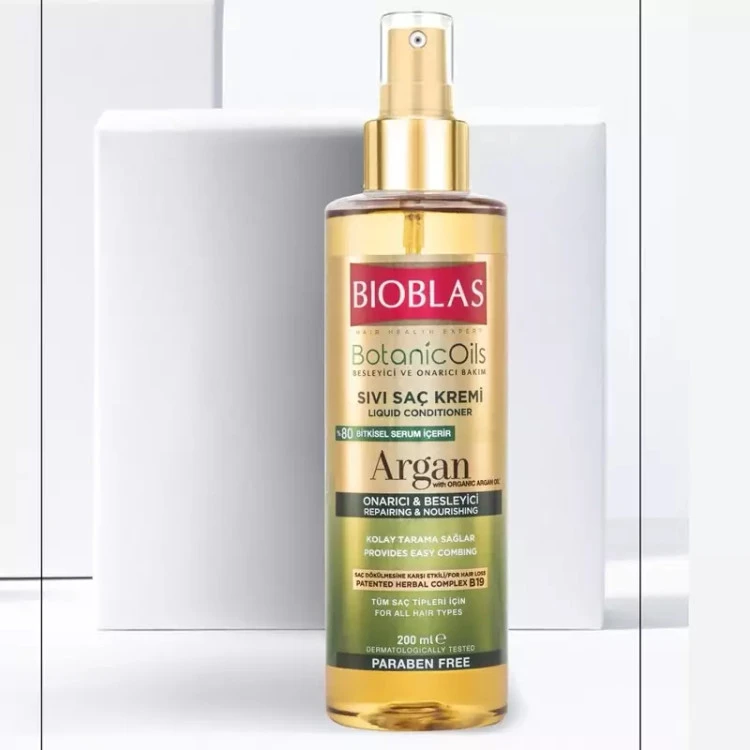 اسپری دوفاز حاوی روغن آرگان بیوبلاس Bioblas
