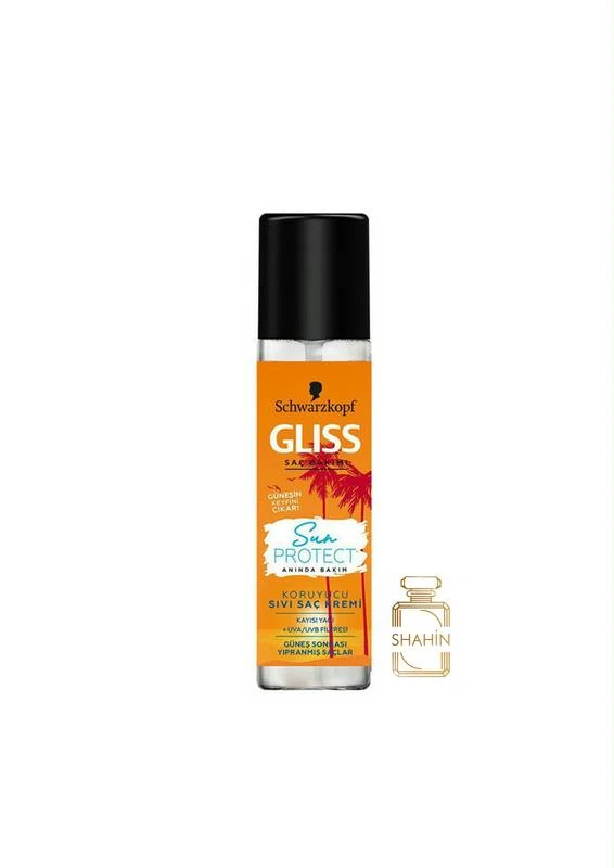 اسپری دوفاز محافظت کننده مو در برابر آفتاب مناسب موهای آسیب دیده گلیس Gliss Sun Protect Spray