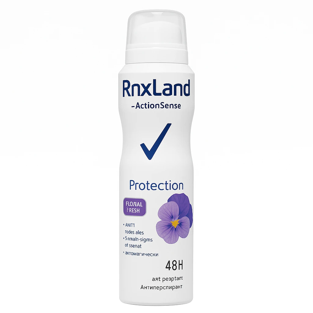 اسپری زنانه رنکسلند Rnxland رایحه Protection حجم 150 میل اصل و اورجینال