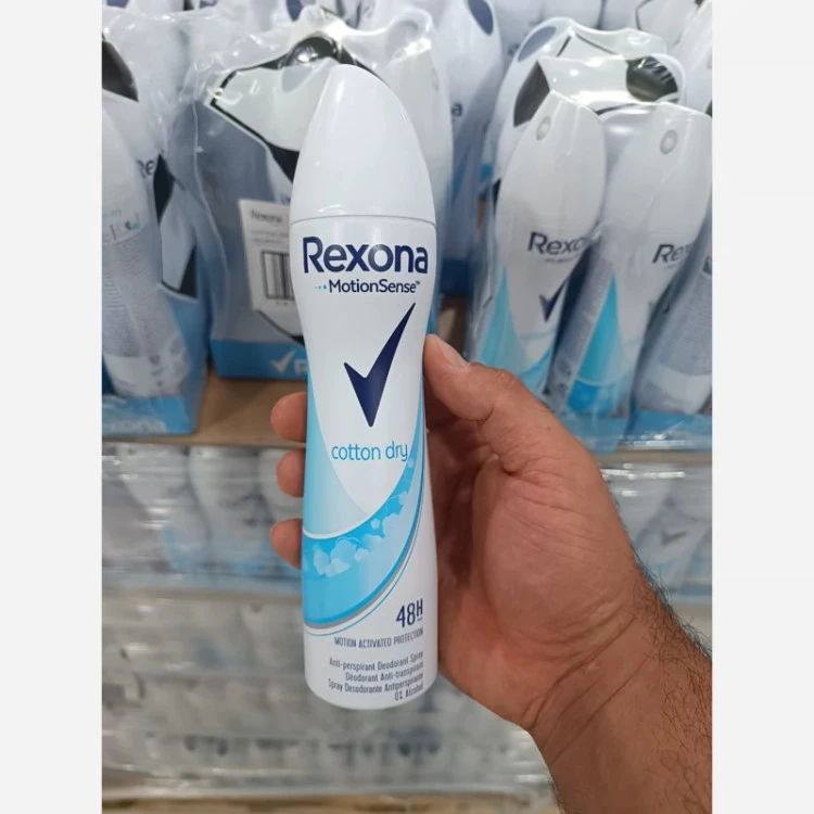 اسپری زنانه رکسونا Rexona cotton dry حجم 200میل