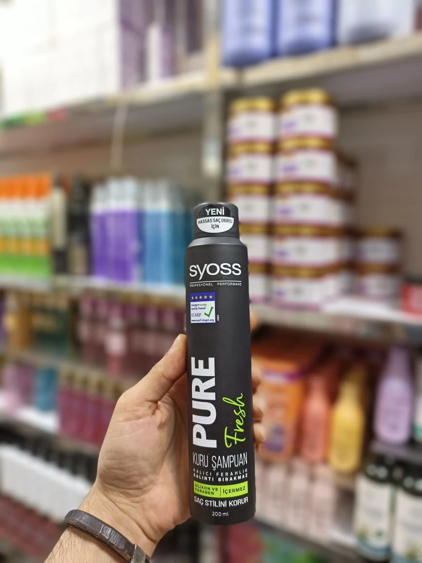 اسپری شامپو خشک سایوس مدل Pure Fresh
