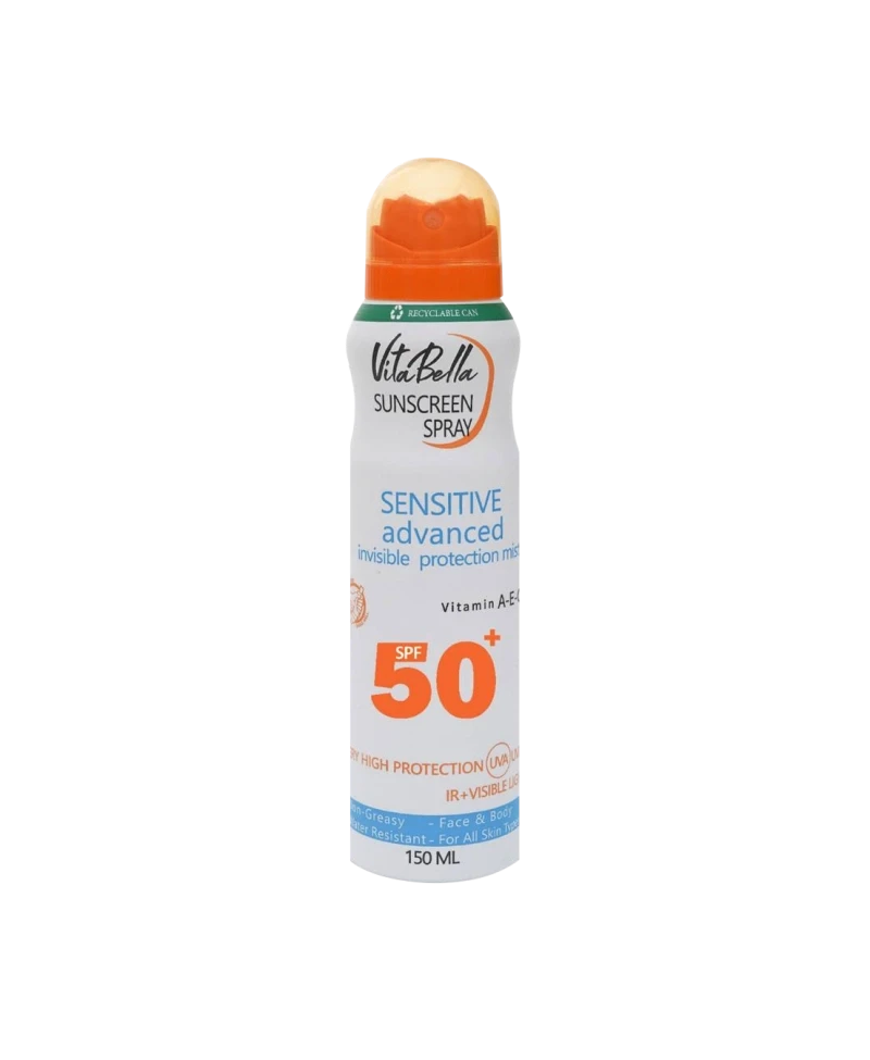 اسپری ضد آفتاب SPF ۵۰ ویتابلا 150 میل