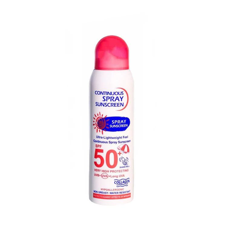 اسپری ضد آفتاب بی‌رنگ وکالی، SPF