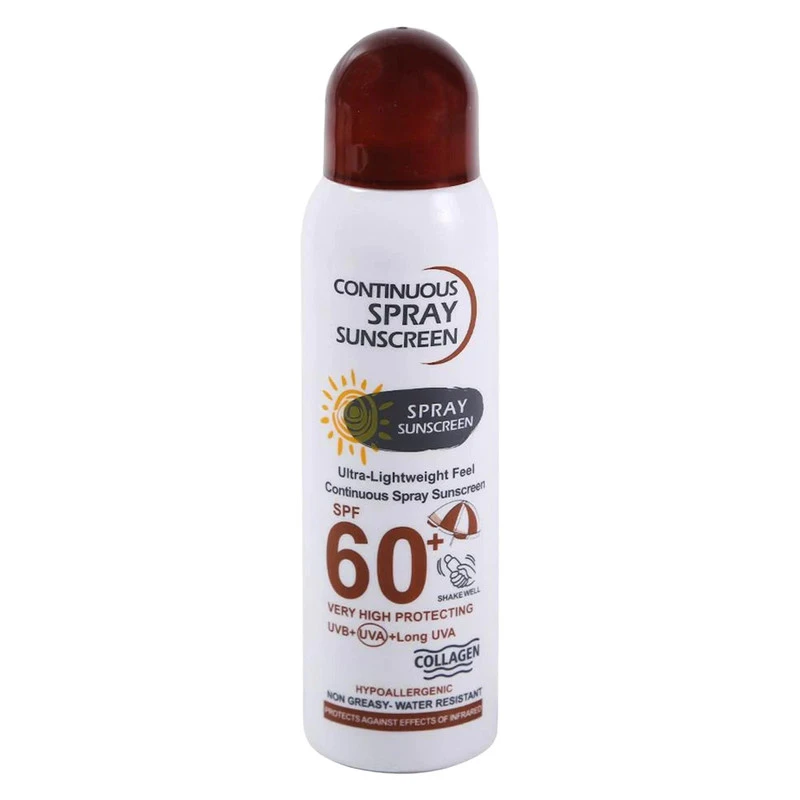 اسپری ضد آفتاب وکالی spf60 بی رنگ حجم 230 میلی‌لیتر