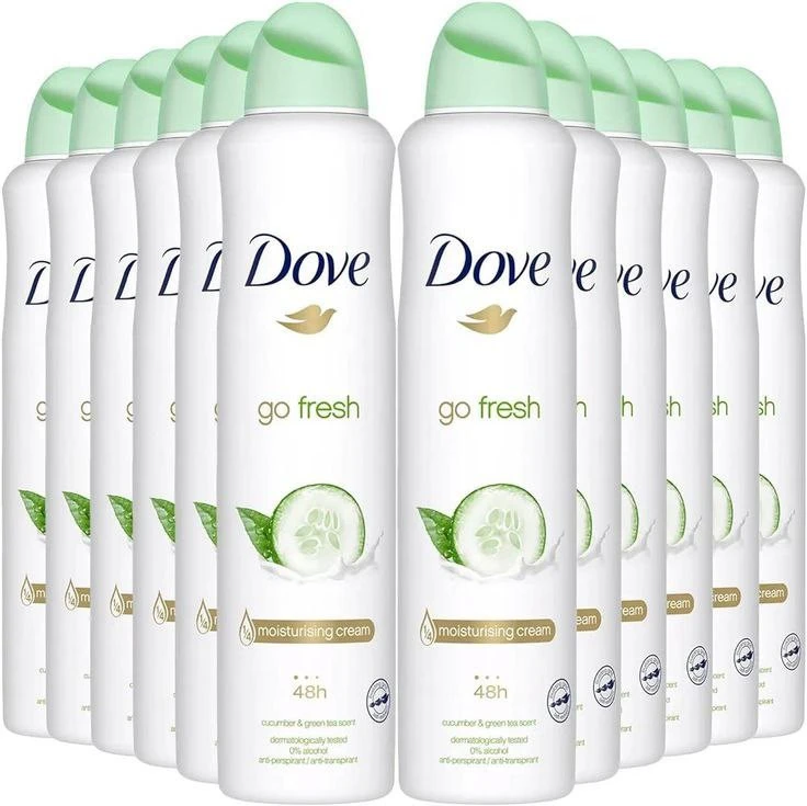 اسپری ضد تعریق 250 میل اورجینال با رایحه خیار dove