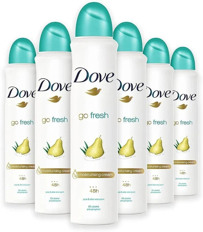 اسپری ضد تعریق 250 میل اورجینال با رایحه گلابی dove