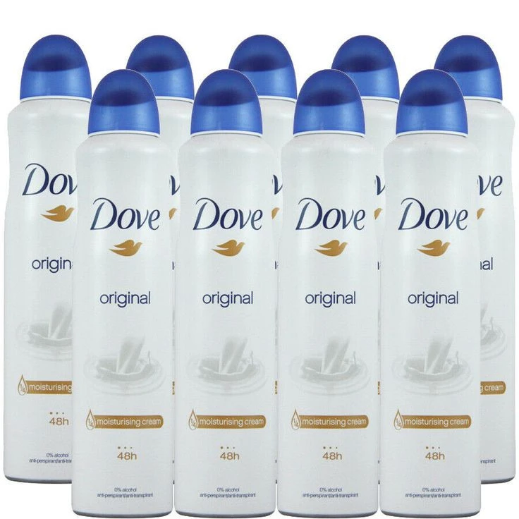 اسپری ضد تعریق 250 میل اورجینال داو با رایحه شیر dove