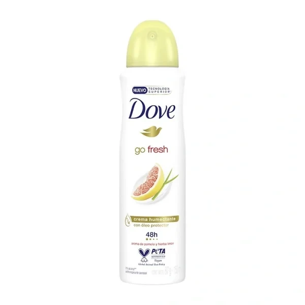 اسپری ضد تعریق داو Dove با رایحه گریپ‌فروت و علف لیمو