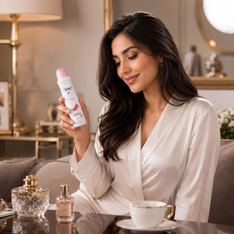 اسپری ضد تعریق داو Go Fresh انار و لیمو 250 میل Döve