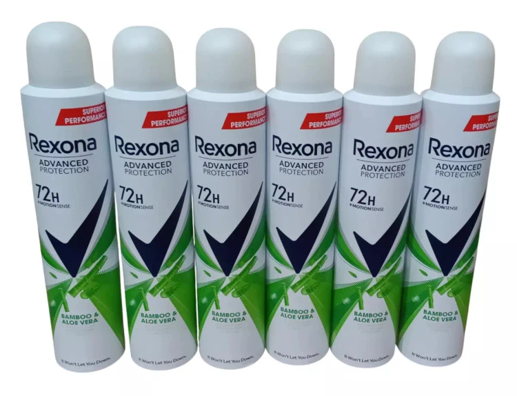 اسپری ضد تعریق رکسونا مدل Bamboo & Aloe Vera با ماندگاری 72 ساعته 200میل