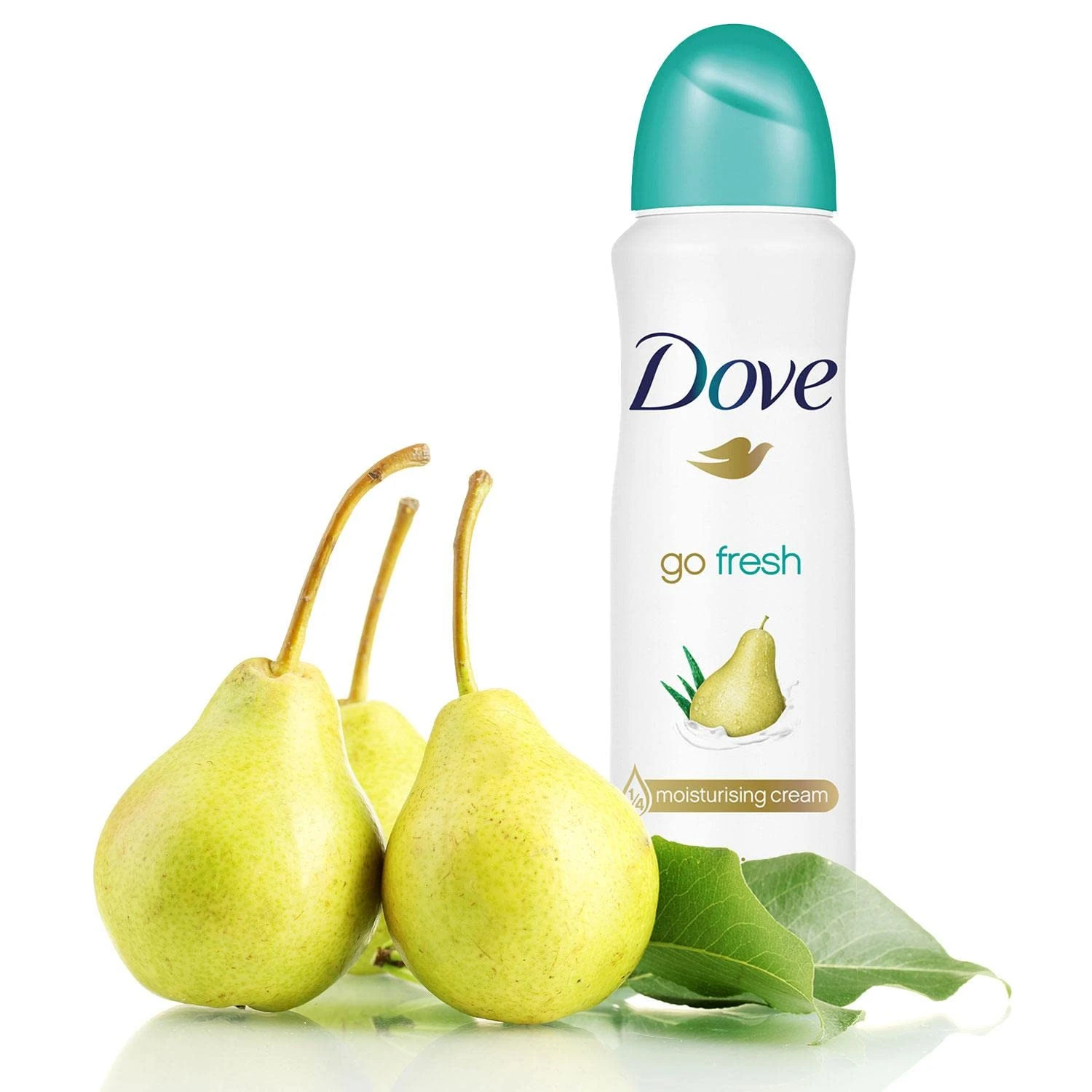 اسپری ضد تعریق زنانه داو مدل Go Fresh با رایحه گلابی و آلوئه ورا