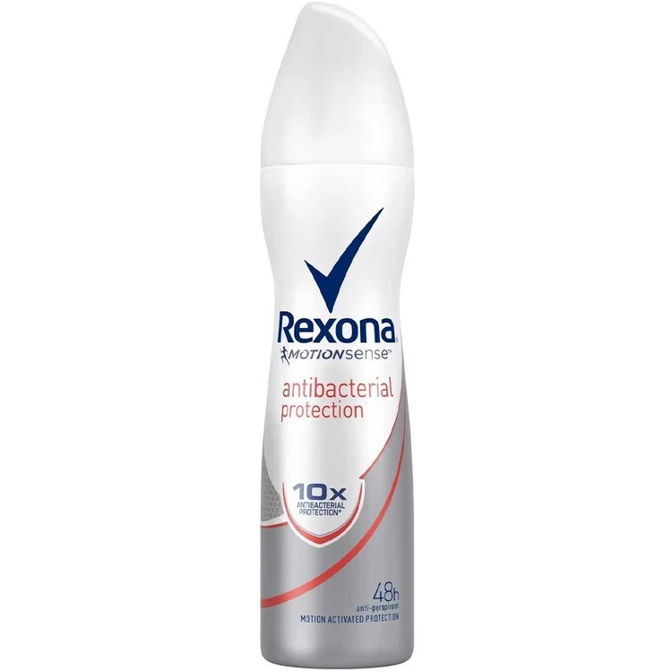 اسپری ضد تعریق زنانه رکسونا مدل Antibacterial Protection حجم 200 میل