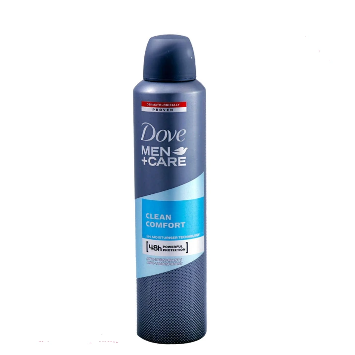 اسپری ضد تعریق مردانه داو مدل clean comfort حجم 250 میلی لیتر