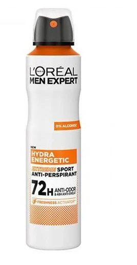 اسپری ضد تعریق مردانه لورال مدل Hydra Energetic