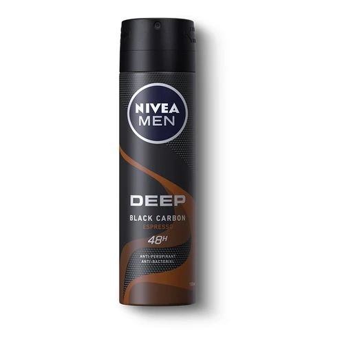 اسپری ضد تعریق مردانه نیوا مدل 150DEEP Black Carbon Espresso میل
