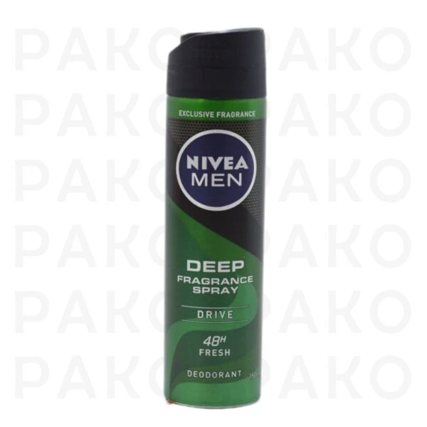 اسپری ضد تعریق مردانه نیوا مدل Deep Drive حجم ۱۵۰ میل nivea