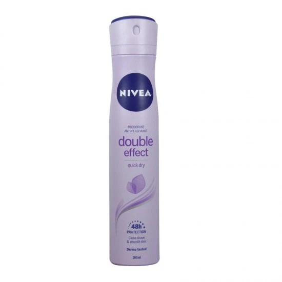 اسپری ضد تعریق نیوا NIVEA زنانه مدل DOUBLE EFFECT حجم 200 میل