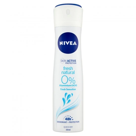 اسپری ضد تعریق نیوا NIVEA زنانه مدل FRESH NATURAL حجم 150 میل