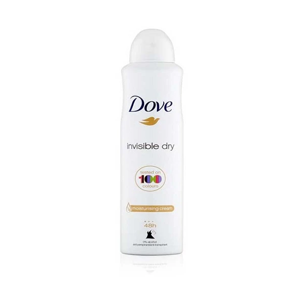 اسپری ضد تعریق ۴۸ ساعته داو مدل invisible dry حجم ۲۵۰ میل