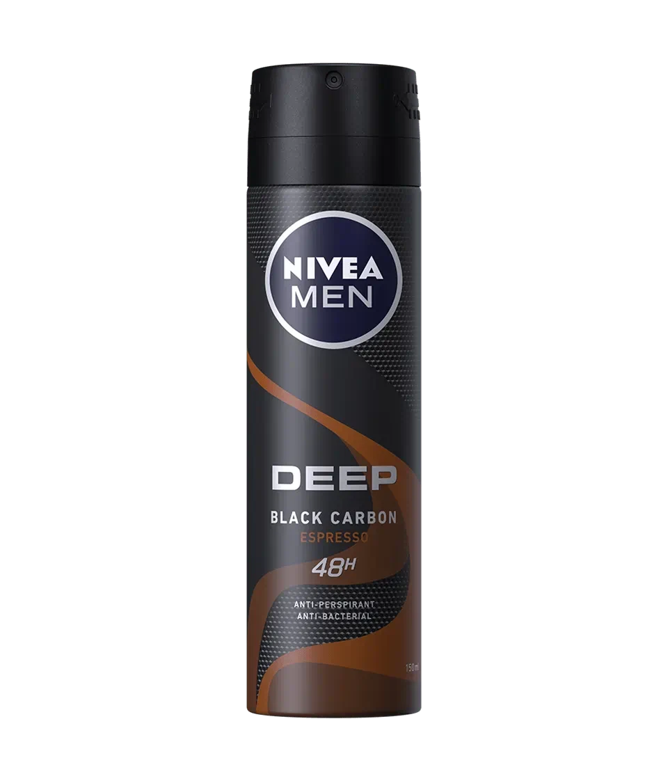 اسپری ضد تعریقdeep black carbon espresso نیوا