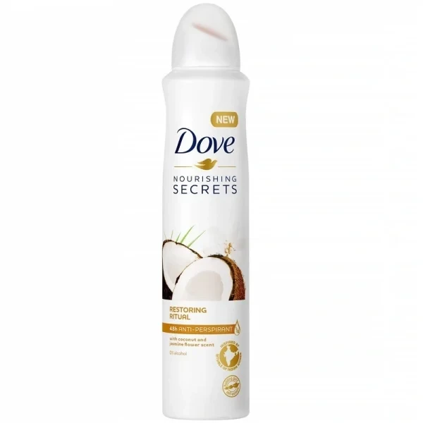 اسپری ضدتعریق Dove رایحه نارگیل و یاسمن