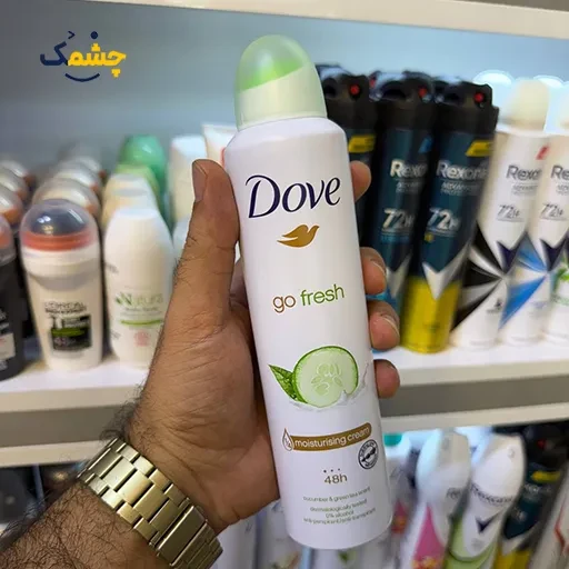 اسپری ضدتعریق زنانه با رایحه خیار داو 250 میل | Dove Women’s Antiperspirant Spray with Cucumber Scent | 250 ml