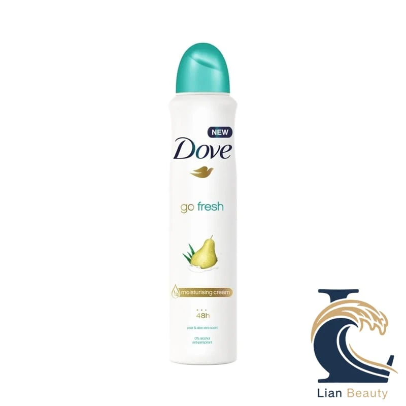 اسپری ضدتعریق زنانه مدل Go Fresh با رایحه گلابی و آلوئه‌ورا | D.O.V.E Go Fresh Anti‑Perspirant Spray