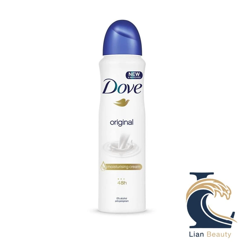 اسپری ضدتعریق زنانه مدل Original Clean با رایحه شیری | D.O.V.E Original Clean Anti‑Perspirant Sprayانگلیس