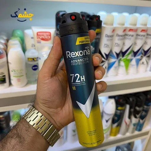 اسپری ضدتعریق مردانه رکسونا مدل V8 حجم ۲۰۰ میل | Rexona Men’s Antiperspirant Spray Model V8, 200 ml