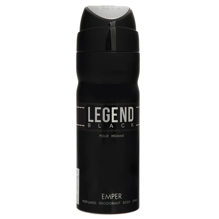 اسپری مردانه امپر مدل Legend Black حجم 200 میلی لیتر
