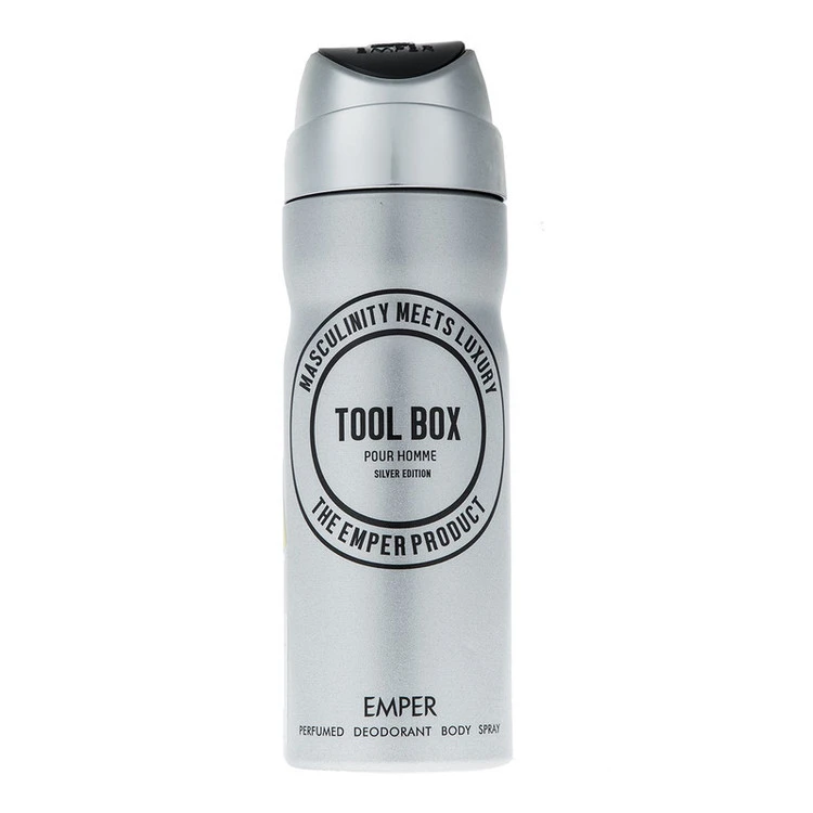 اسپری مردانه امپر مدل Tool Box Silver حجم 200 میلی لیتر