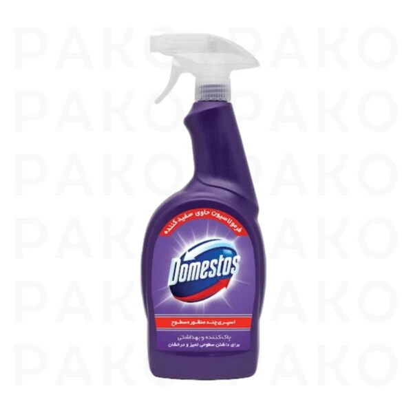 اسپری پاک‌کننده چند منظوره حاوی سفید‌ کننده دامستوس بنفش 750 میلی لیتر domestos