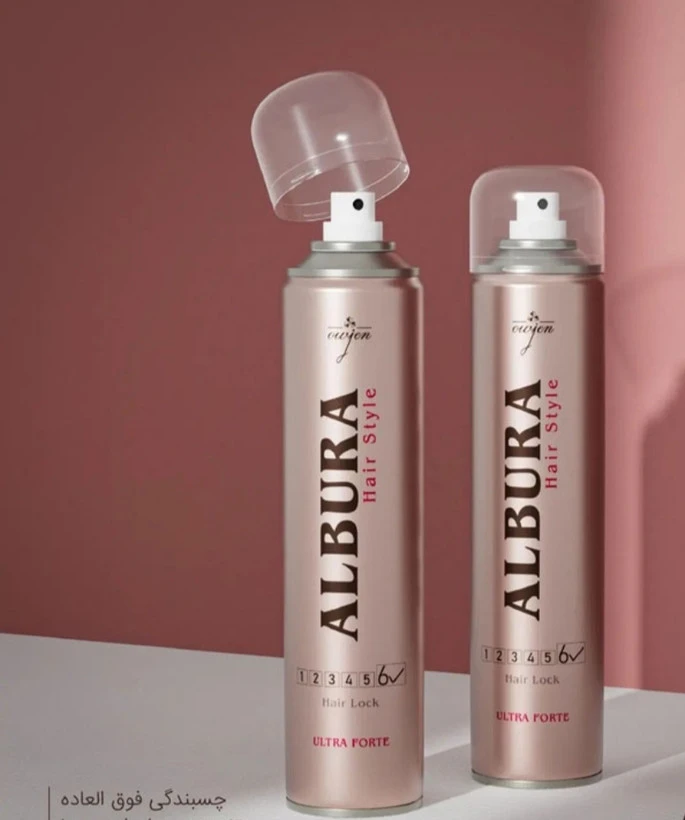 اسپری چسب مو آلبورا مدل ULTRA FORTE حجم ۲۵۰میل