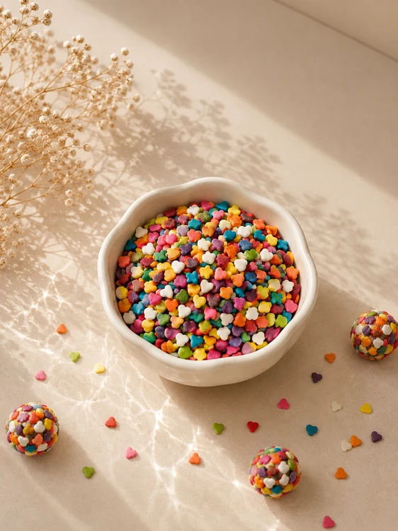 اسپرینگلس قلب میکس ۵۰ گرمی