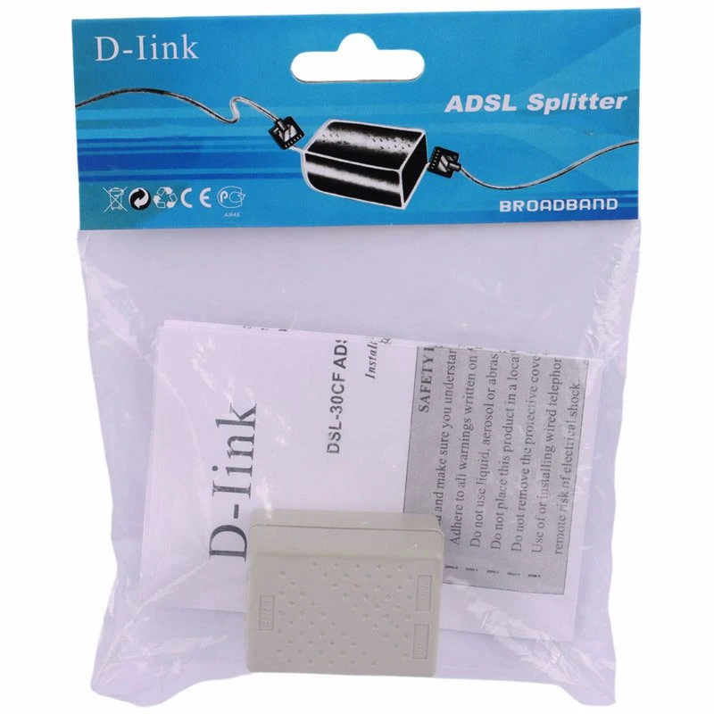اسپلیتر نویزگیر دو مبین مودم DIINK DSL30CF IC 2 ADSL SPLITTER