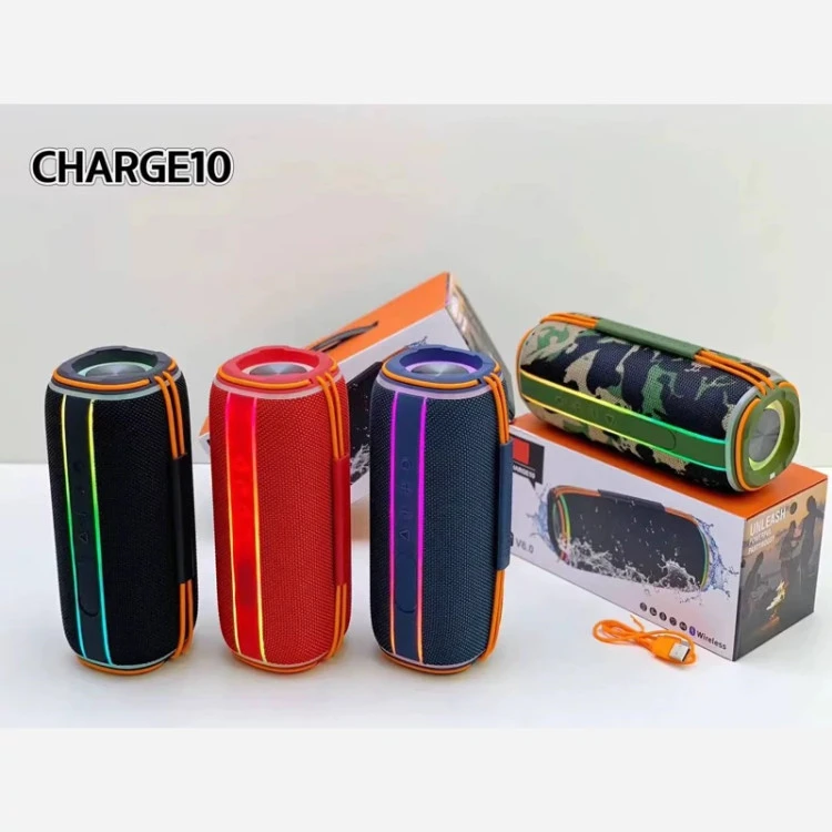 اسپیکر Charge 10 رم خور و فلاش خور بلوتوث دار RGB