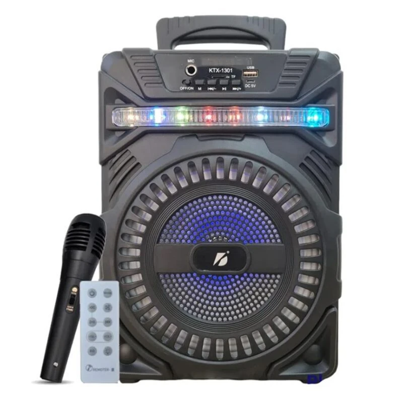 اسپیکر ktx-1301 قابل حمل 8 اینچی میکروفون دار