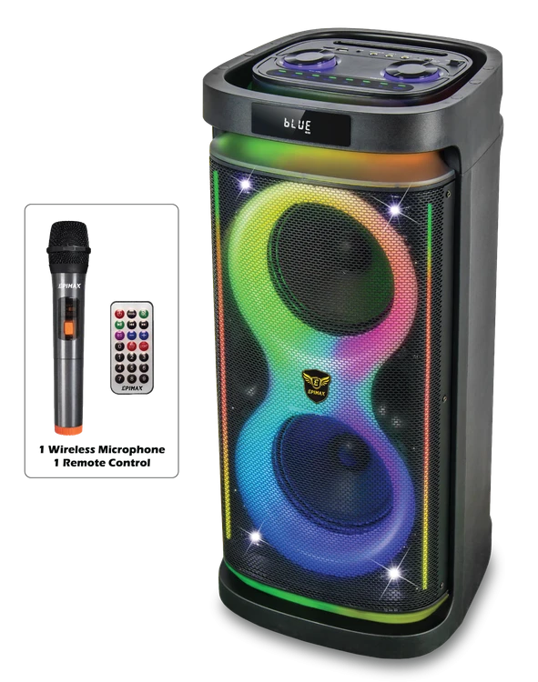 اسپیکر بلوتوثی اپیمکس مدل EPIMAX-777 با میکروفون و ریموت کنترل
