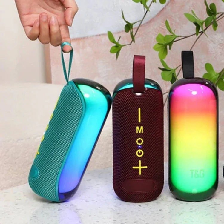 اسپیکر بلوتوثی شارژی TG-448 رم خور و فلاش خور بلوتوث دار RGB