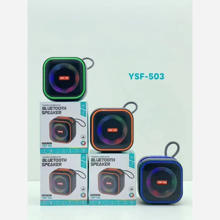 اسپیکر بلوتوثی شارژی مدل YSF-503 رم خور و فلاش خور و بلوتوث دار